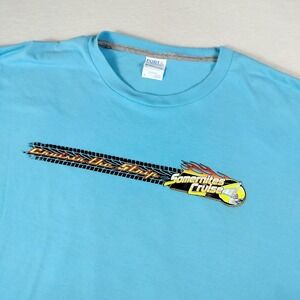 Somenites Cruise Shirt Mens Large Long Sleeve Cruisin the Strip Car Show Graphic